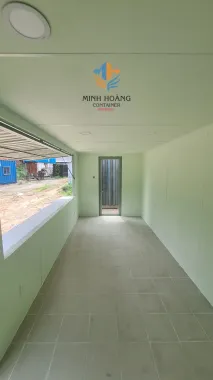 Container Cafe 20 Feet Xanh Pastel: Thiết Kế Kính Hiện Đại & Thoáng Đãng