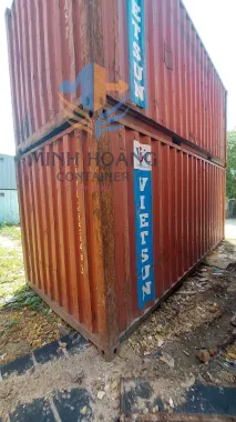 Container Kho 20 Feet Màu Đỏ Cao 2m6 