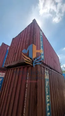 Container Kho 20 Feet Màu Đỏ Cao 2m6 Mẫu 4