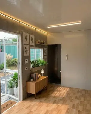 Container Văn Phòng 20 Feet Trắng Có Toilet