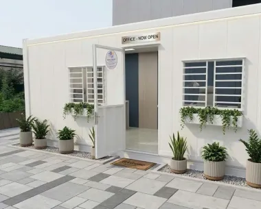 Container Văn Phòng 20 Feet Trắng Có Toilet