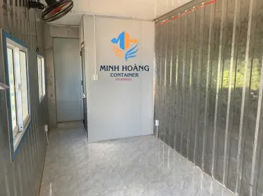 Container Văn Phòng 20 Feet Xanh Dương Vỏ Lạnh Có Toilet