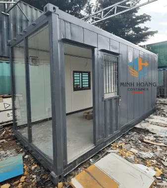 Container Nhà Ở 20 Feet Khung Kính Đầy Đủ Tiện Nghi Mẫu 2