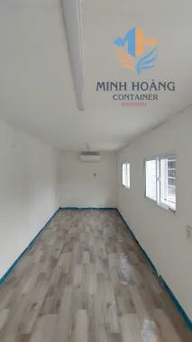 Container Văn Phòng 20 Feet Trắng Đỏ Xám 3 Màu