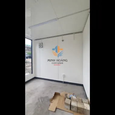 Container Nhà Ở 20 Feet Khung Kính - Thiết Kế 2 Phòng Ngủ Tiện Nghi Mẫu 1