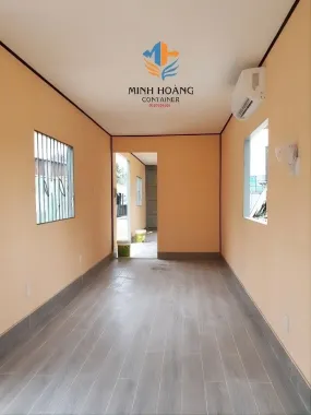 Container nhà ở 40 feet có toilet xám viền đậm - N401