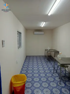 Container Văn Phòng 40 Feet Có Toilet – Giải Pháp Không Gian Làm Việc Lưu Động Tiện Nghi