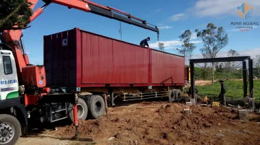 Container cafe ghép 2 cont 40 feet và 1 cont 20 feet