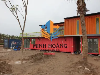 Nhà container lắp ghép điều hành khu du lịch Đồi Rồng Hải Phòng