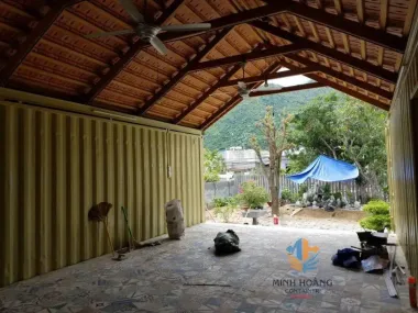 Container Văn Phòng Xưởng Ghép 2x40 Feet Vàng 