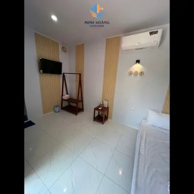 Container Nhà Ở 20 Feet Trắng Có Toilet