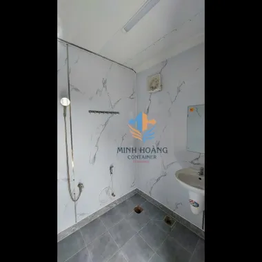 Container Nhà Ở 40 Feet Nâu Có Toilet