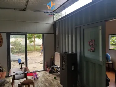 Mẫu Nhà Container Lắp Ghép Hệ Đôi Hai Màu Xám Trắng – Giải Pháp An Cư Hiện Đại & Tiết Kiệm