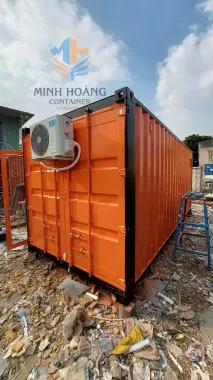 Container Văn Phòng 20 Feet Cam Viền Đen