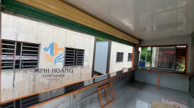 Container Cafe 20 Feet Cam Viền Đen