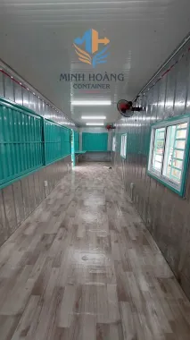 Container Cafe 40 Feet Xanh Ngọc Có Toilet