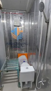 Container Cafe 40 Feet Xanh Ngọc Có Toilet