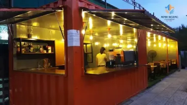 Container cafe cam 40 feet tại Tphcm