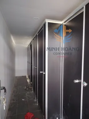 Container Toilet 20 Feet Xanh Lá
