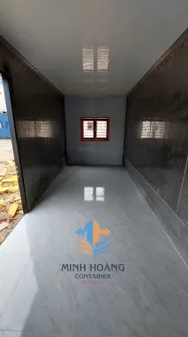 Container Văn Phòng 20 Feet Cam Viền Đen Mẫu 1