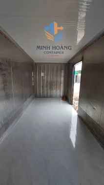 Container Văn Phòng 20 Feet Cam Viền Đen Mẫu 1