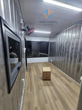 Container Văn Phòng 20 Feet Không Gian Toilet Hiện Đại