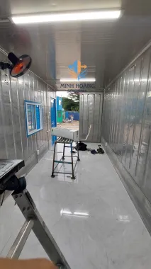 Container Văn Phòng 20 Feet Xanh Dương: Giải Pháp Chống Nóng & Cách Âm Hoàn Hảo