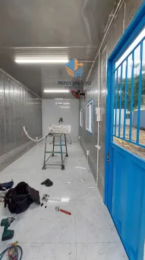 Container Văn Phòng 20 Feet Xanh Dương: Giải Pháp Chống Nóng & Cách Âm Hoàn Hảo
