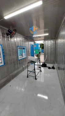 Container Văn Phòng 20 Feet Xanh Dương: Giải Pháp Chống Nóng & Cách Âm Hoàn Hảo