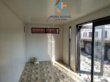 Container Văn Phòng 20 Feet Trắng Viền Đen: Hiện Đại, Đẳng Cấp & Tiện Nghi