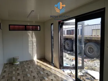 Container Văn Phòng 20 Feet Trắng Viền Đen: Hiện Đại, Đẳng Cấp & Tiện Nghi