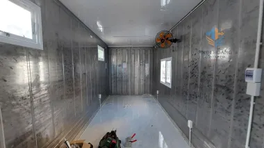 Container Văn Phòng 20 Feet Trắng Viền Đen Mẫu 1