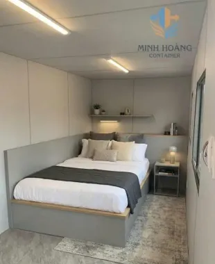Container Văn Phòng 20 Feet Xám Có Ngoại Nội Thất