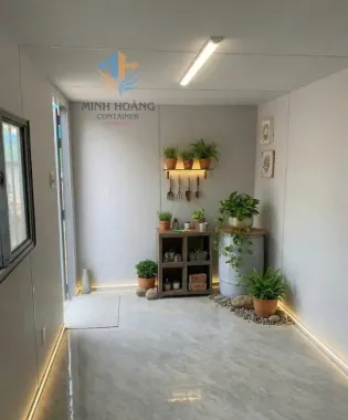Container Văn Phòng 20 Feet Xám Có Ngoại Nội Thất