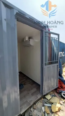 Container Văn Phòng 20 Feet Xám Hiện Đại