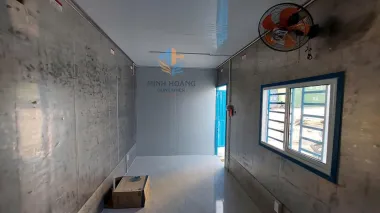 Container Văn Phòng 20 Feet Xanh Dương Có Toilet