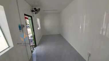 Container Văn Phòng 20 Feet Xanh Lá Hiện Đại