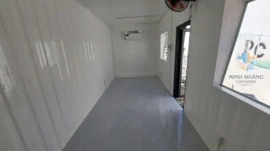 Container Văn Phòng 20 Feet Xanh Lá Hiện Đại