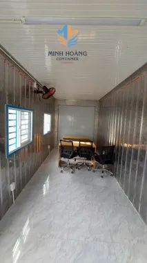 Container Văn Phòng 20 Feet Xanh Dương – Giải Pháp Cách Âm, Cách Nhiệt Vượt Trội
