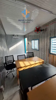 Container Văn Phòng 20 Feet Xanh Dương – Giải Pháp Cách Âm, Cách Nhiệt Vượt Trội