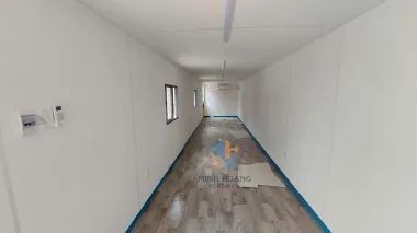 Container Văn Phòng 40 Feet Phối 3 Màu Trắng Đỏ Vàng: Giải Pháp Không Gian Sáng Tạo