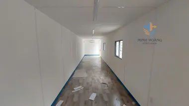Container Văn Phòng 40 Feet Phối 3 Màu Trắng Đỏ Vàng: Giải Pháp Không Gian Sáng Tạo