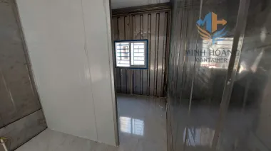 Container Văn Phòng 40 Feet Xanh Dương Chia 2 Phòng