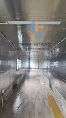 Container Văn Phòng 40 Feet Xanh Dương Dạng Ống 