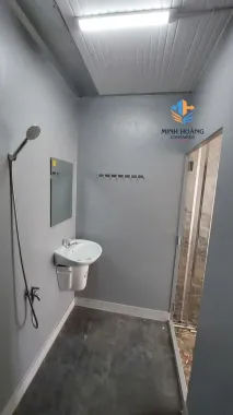 Container Văn Phòng 40 Feet Xanh Dương Trắng Có Toilet: Thiết Kế Hiện Đại – Tiện Nghi Vượt Trội
