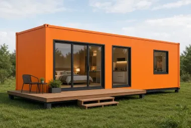 Container Homestay 40 Feet Cam Có Toilet