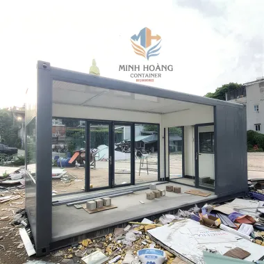 Container Nhà Ở 20 Feet Khung Kính Đầy Đủ Tiện Nghi Mẫu 3