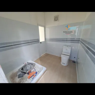 Nhà Lắp Ghép 2 Container 40 Feet Màu Xanh Lá Pastel (Full Bản Vẽ)