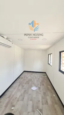 Container cafe 20 Feet Màu Cam Đem Kèm Thương Hiệu Nhận Diện