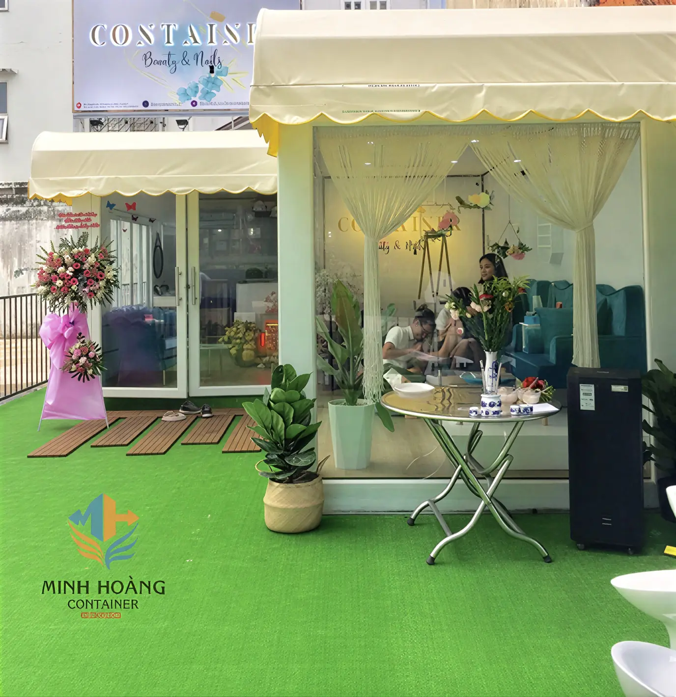 Container Spa Lắp Ghép 2x20 Feet Chữ Z Tiện Nghi Và Sáng Tạo